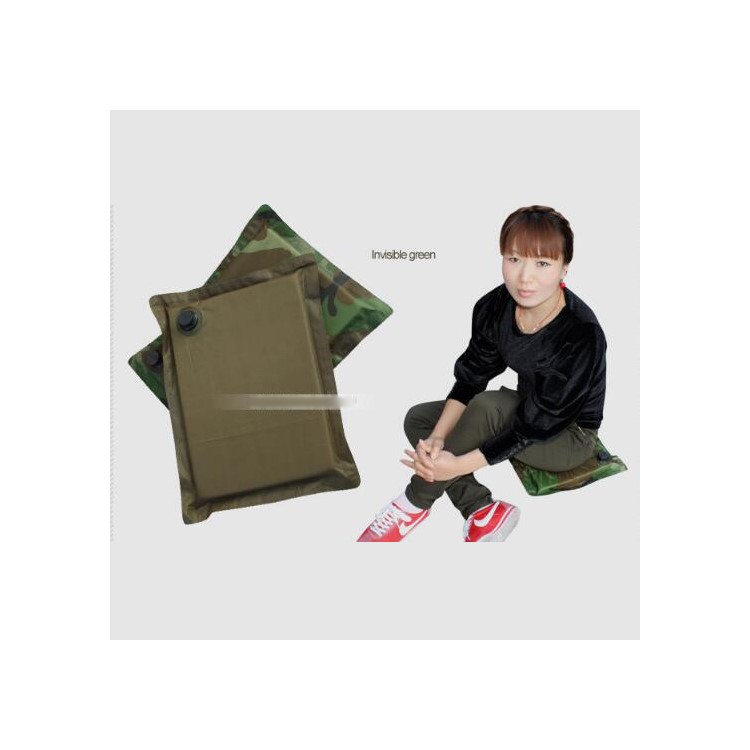 Camouflage Pattern Portable Camping Travel Seat Pad Inflatable Cushion, Size: 31 x 40 x 3cm - Style A-5