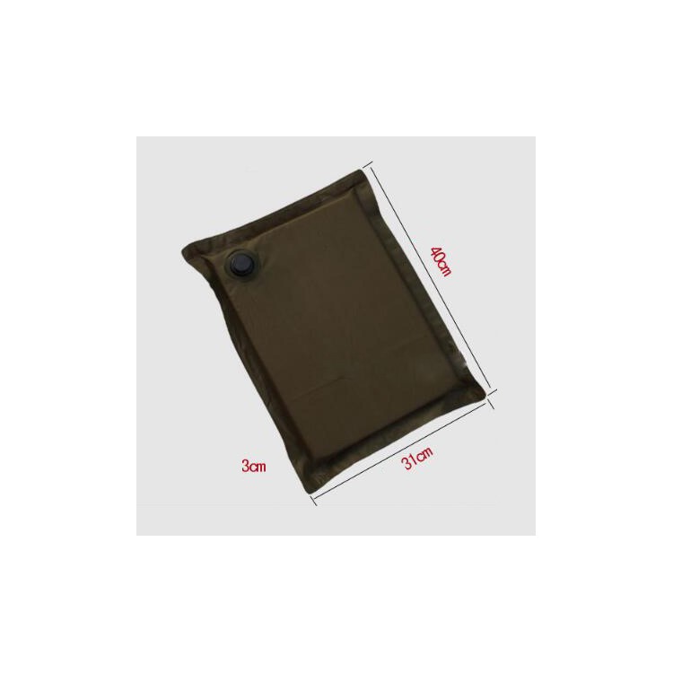 Camouflage Pattern Portable Camping Travel Seat Mat Inflatable Cushion, Size: 31 x 40 x 3cm - Style B-7
