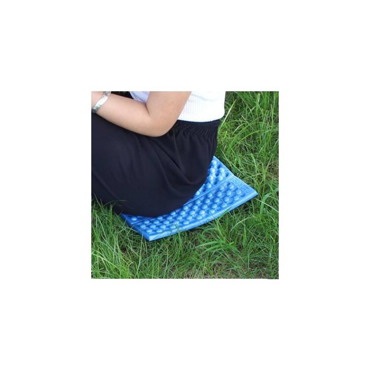 2PCS/Pack Foldable Hiking Camping Mat Outdoor Picnic Pad Cushion, Size: 39 x 27 x 1cm - Blue-4