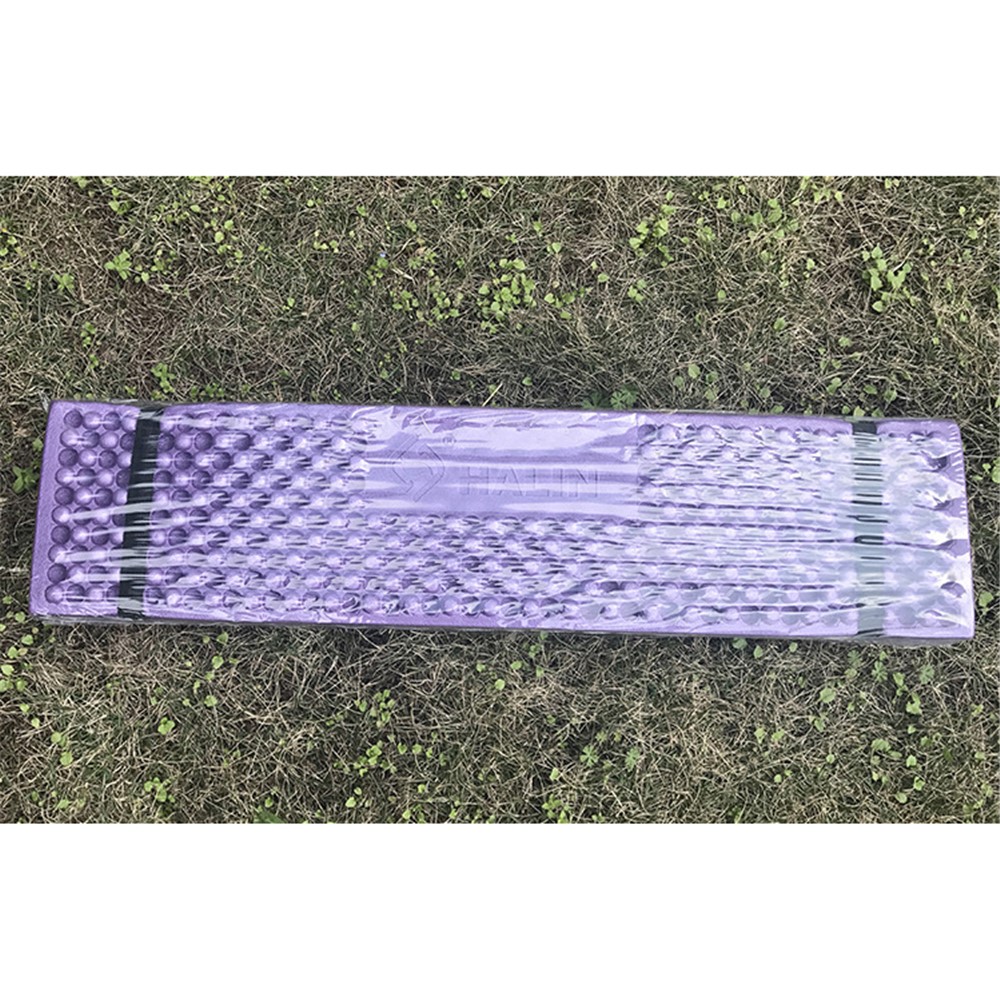 Outdoor Folding XPE Foam Honeycomb Waterproof Moisture-proof Mat Sleeping Cushion, Size: 186 x 65 x 1cm - Purple-1