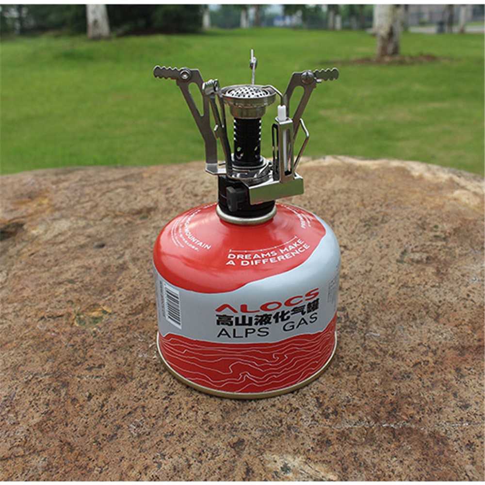 AOTU AT6312-B Mini Burner Outdoor Portable Camping Stove Foldable Gas Stove Cook Tool-10
