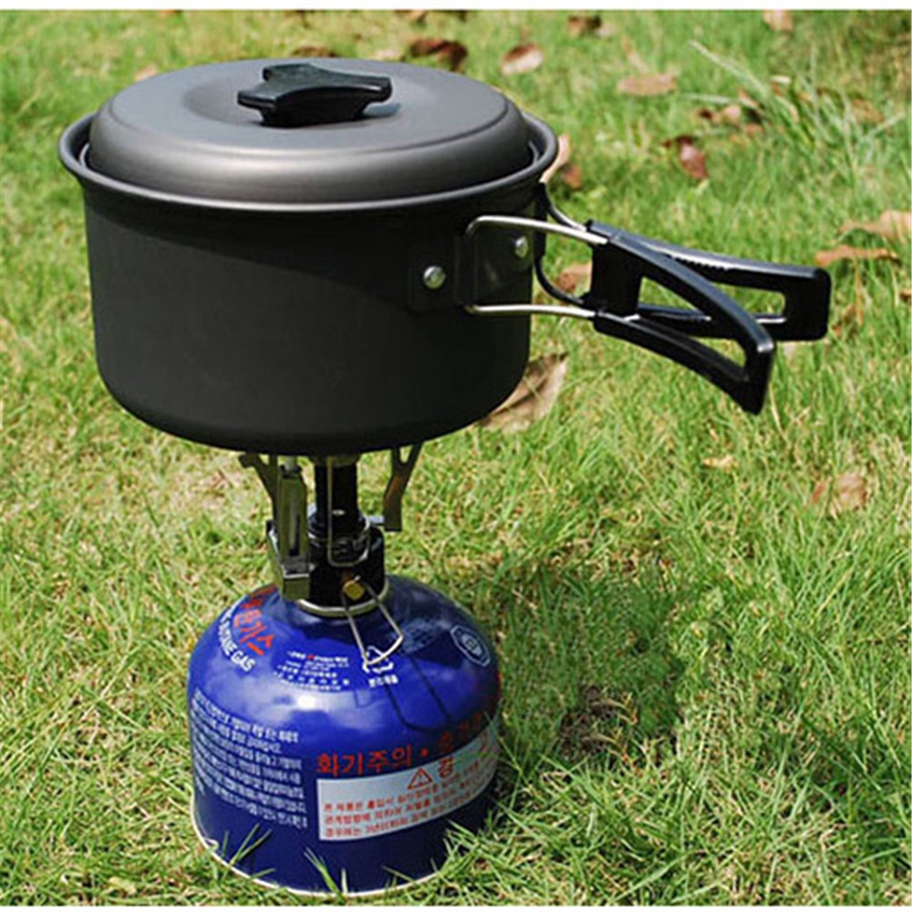 AOTU AT6312-B Mini Burner Outdoor Portable Camping Stove Foldable Gas Stove Cook Tool-12