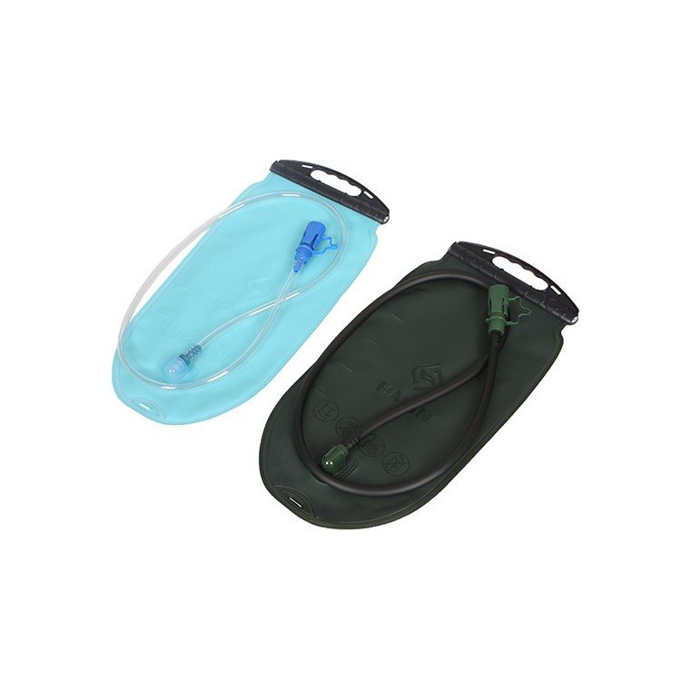 HALIN 2.5L Non-toxic TPU Folding Drinking Water Container Bicycle Climbing Camping Hiking Water Bag - Army Green-12
