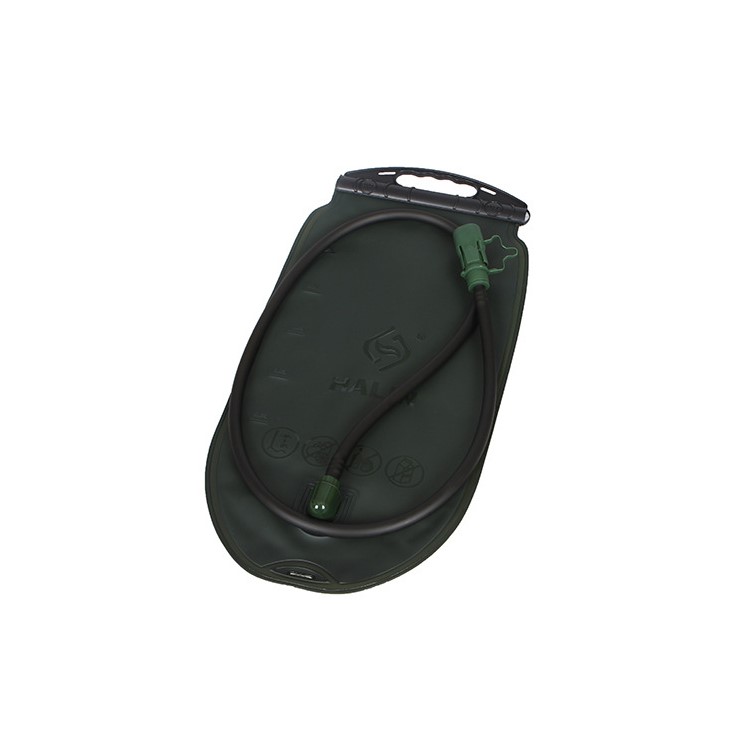 HALIN 2.5L Non-toxic TPU Folding Drinking Water Container Bicycle Climbing Camping Hiking Water Bag - Army Green-3