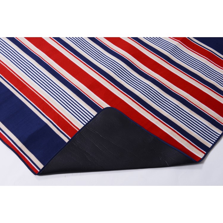 YODO Almofada De Almofada De Prova De Humidade Dobrável Resistente A Água (200 X 200cm) - Vermelho / Listras Azuis-8