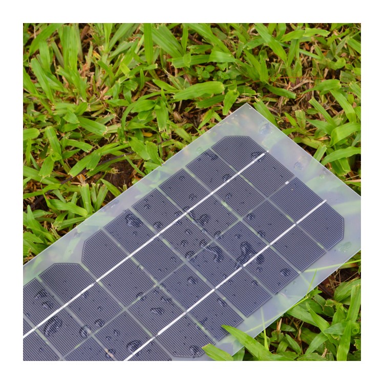 SUNWALK 10W 12V Monocrystalline Semi-flexible Silicon Solar Panel with 2.1mm x 5.5mm DC Plug and DC Cable, 440 x 190 x 5mm-1