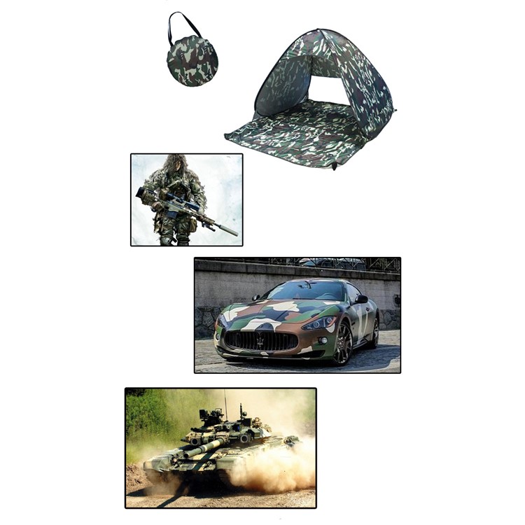 2-3 Person Automatic Pop Up Anti UV Beach Camp Tent Sun Shelter Canopy - Camouflage-3