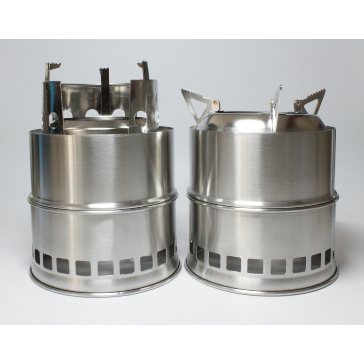 Portable Detachable Stainless Steel Cooking Stove Wood Solidified Alcohol Furnace for Outdoor Picnic BBQ-12