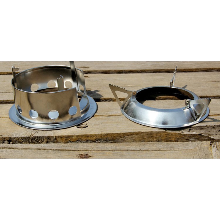 Portable Detachable Stainless Steel Cooking Stove Wood Solidified Alcohol Furnace for Outdoor Picnic BBQ-8