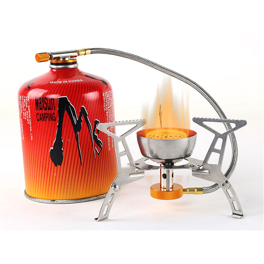 Outdoor Camping Stove Portable Collapsible Windproof Furnace-5