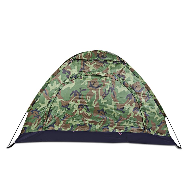 CTSMART Portable Camouflage Pattern 1-person Camping Tent Anti-UV Waterproof Beach Tent - Army Green-2