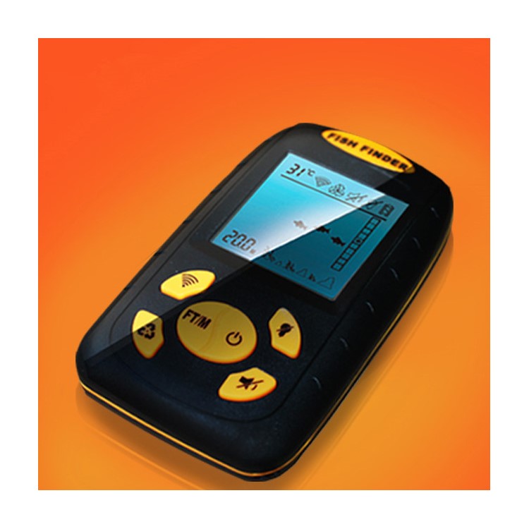 XF01 Portable LCD Fish Finder Ultrasonic Wired Fish Finder Detector-1