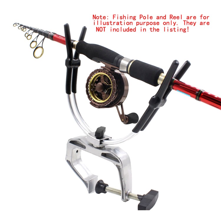 Aluminium Alloy Fishing Rod Holder Clamp Clip Fishing Rod Bracket-1