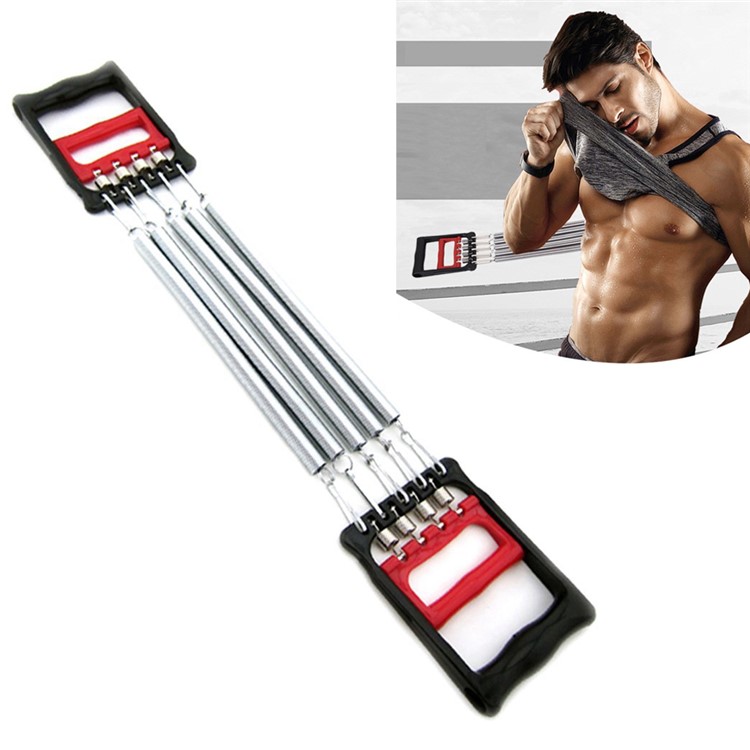 Multi-function Fitness Chest Expander Hand Gripper 5 Springs Muscle Pulling Exerciser-1