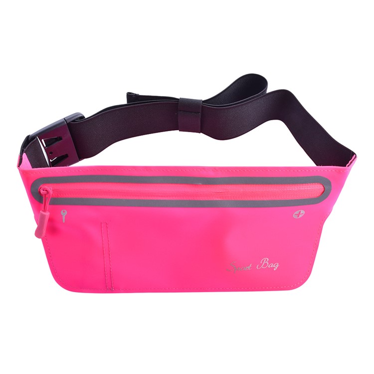 Large Capacity Smartphone Pouch Bag Adjustable Sports Bag - Rose-2