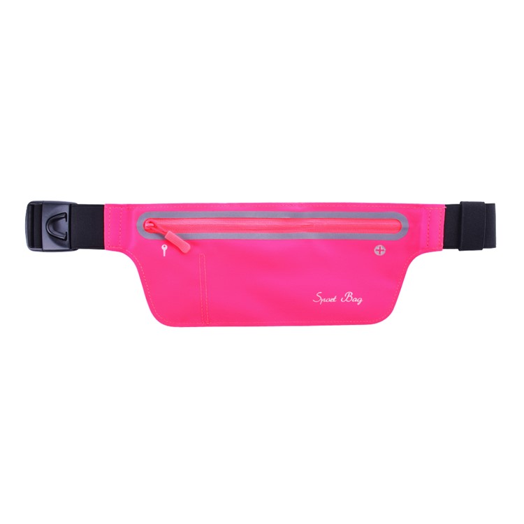 Large Capacity Smartphone Pouch Bag Adjustable Sports Bag - Rose-3