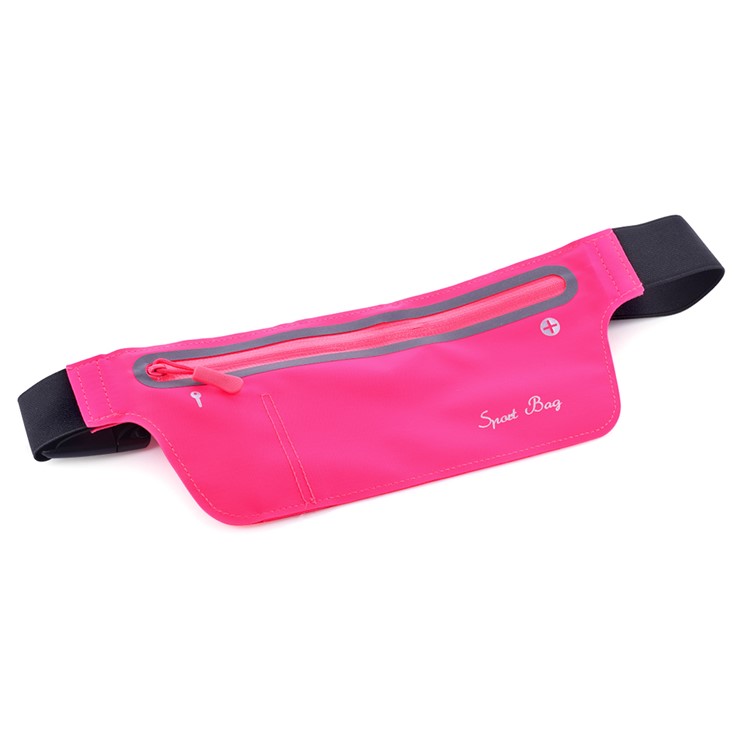 Large Capacity Smartphone Pouch Bag Adjustable Sports Bag - Rose-5