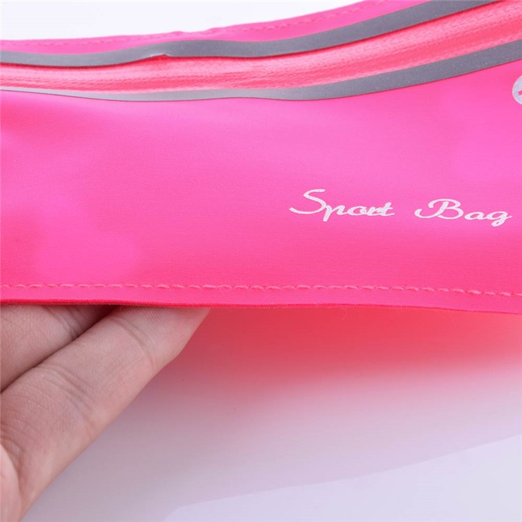 Large Capacity Smartphone Pouch Bag Adjustable Sports Bag - Rose-6