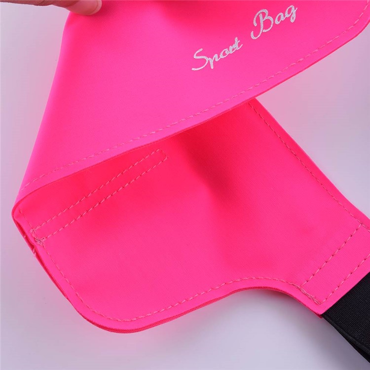 Large Capacity Smartphone Pouch Bag Adjustable Sports Bag - Rose-7