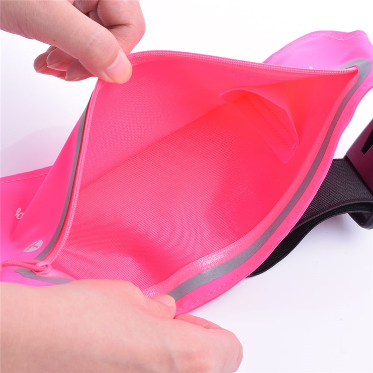 Large Capacity Smartphone Pouch Bag Adjustable Sports Bag - Rose-8