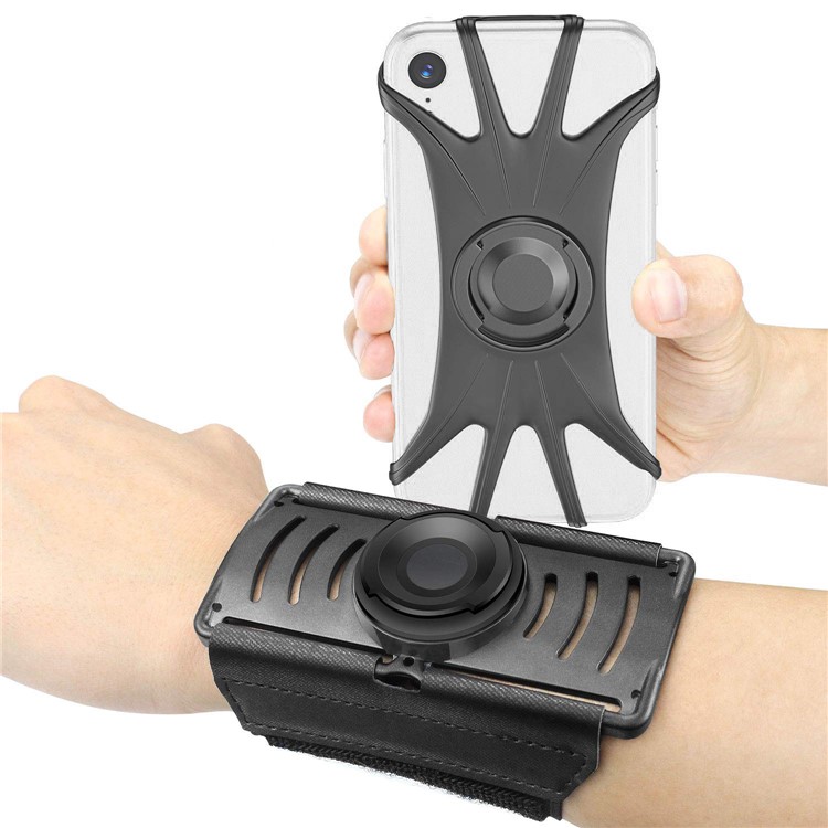 VUP 360 Degree Rotation Running Jogging Armband Phone Holder for 4.0-6.0 inch Smartphones