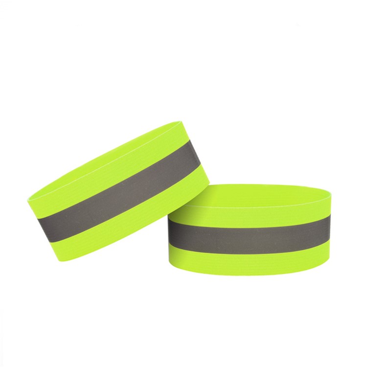 1 PZ High Visitibility Reflective Band Band Twing Bike Safety Cinturino - Verde / Dimensione: 4 X 1,5 Cm-2