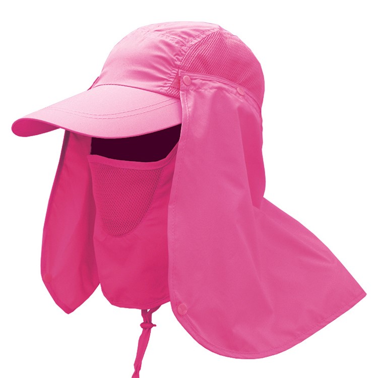 AOTU AT8712 Detachable Outdoor 360 Degree Anti-UV Breathable Face Cover - Rose-1