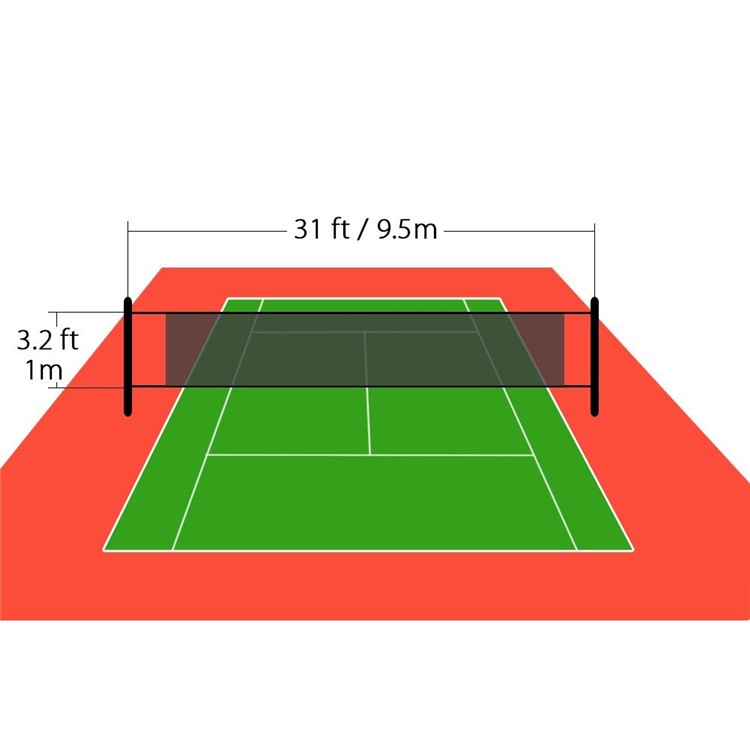 Highest Quality PE Canvas Volleyball Net Competition Volleyball Net-12