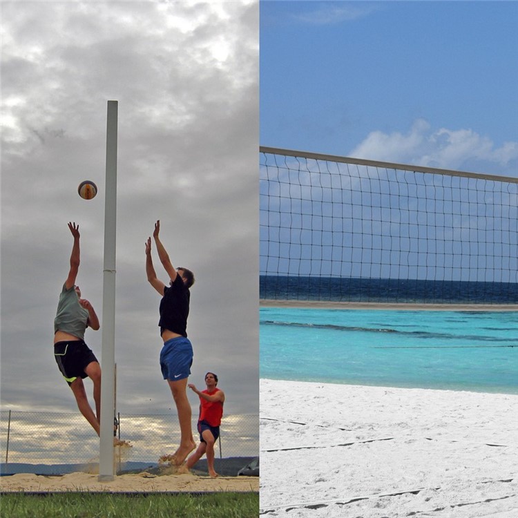 Highest Quality PE Canvas Volleyball Net Competition Volleyball Net-5