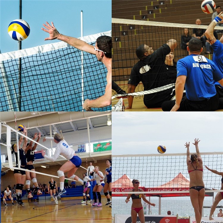 Highest Quality PE Canvas Volleyball Net Competition Volleyball Net-6