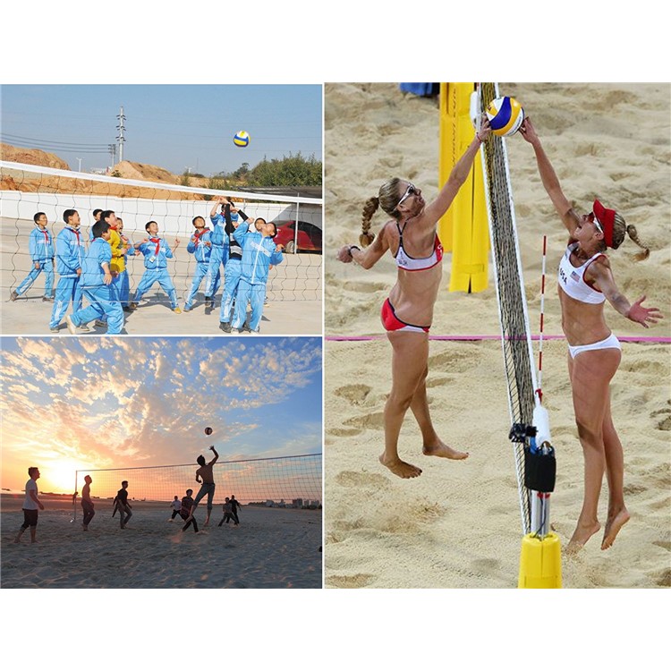 Highest Quality PE Canvas Volleyball Net Competition Volleyball Net-8