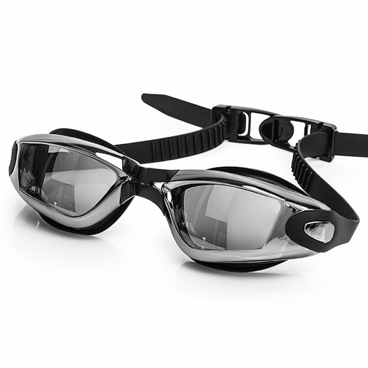 Anti-Fog Shatterproof UV Protection Swimming Goggles Electroplated Swim Goggles for Adults-3