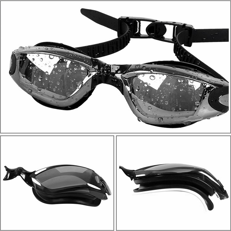 Anti-Fog Shatterproof UV Protection Swimming Goggles Electroplated Swim Goggles for Adults-6