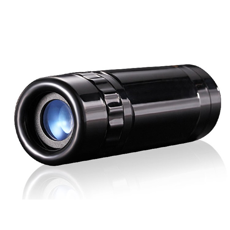 10X24 Portable Outdoor Hiking Sightseeing Monocular Telescope with Non-slip Handle Design - Black-5