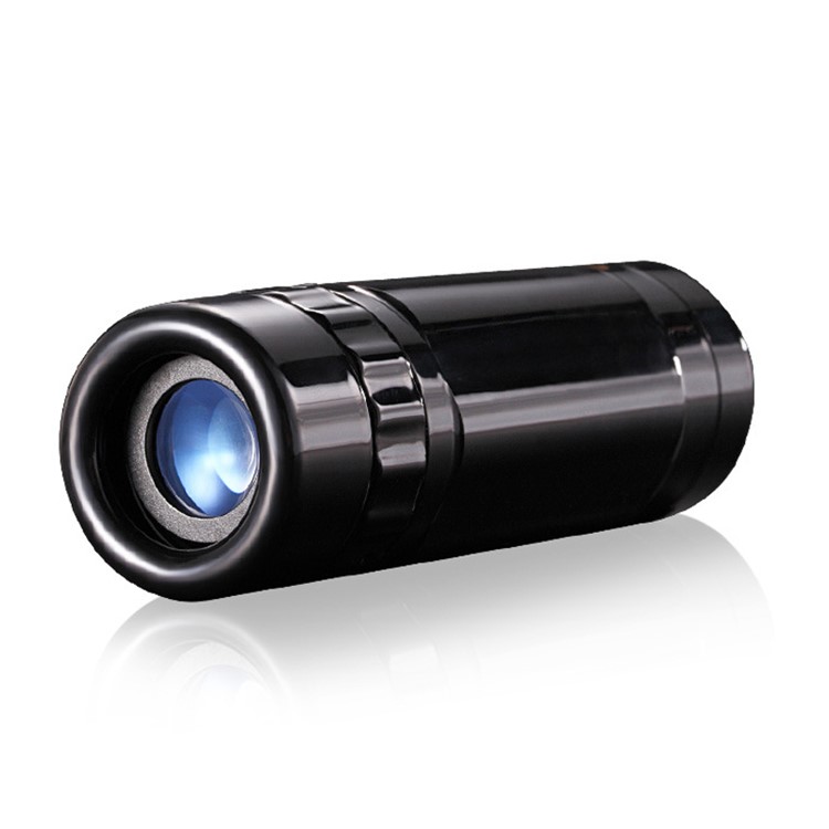 10X24 Portable Outdoor Hiking Sightseeing Monocular Telescope with Non-slip Handle Design - Black-7