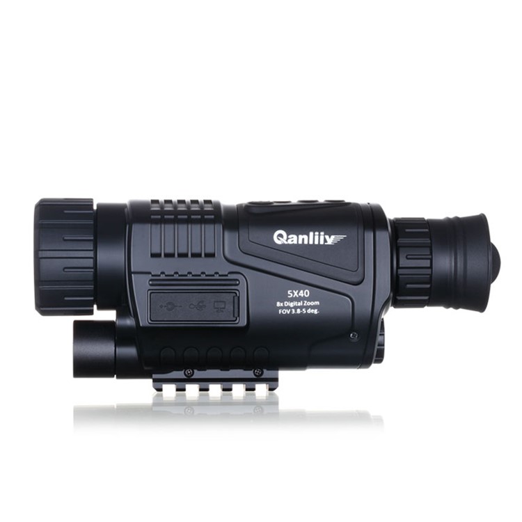 QANLIIY Portable 5X40 Infrared Night Vision Monocular Outdoor Bird-watching Sightseeing DV Recorder-4