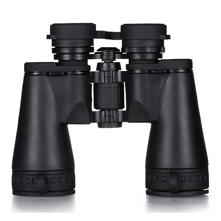 QANLIIY 10X50W Binoculars Portable BAK7 HD Telescope Low-light-level Night Vision for Outdoors - Black-2