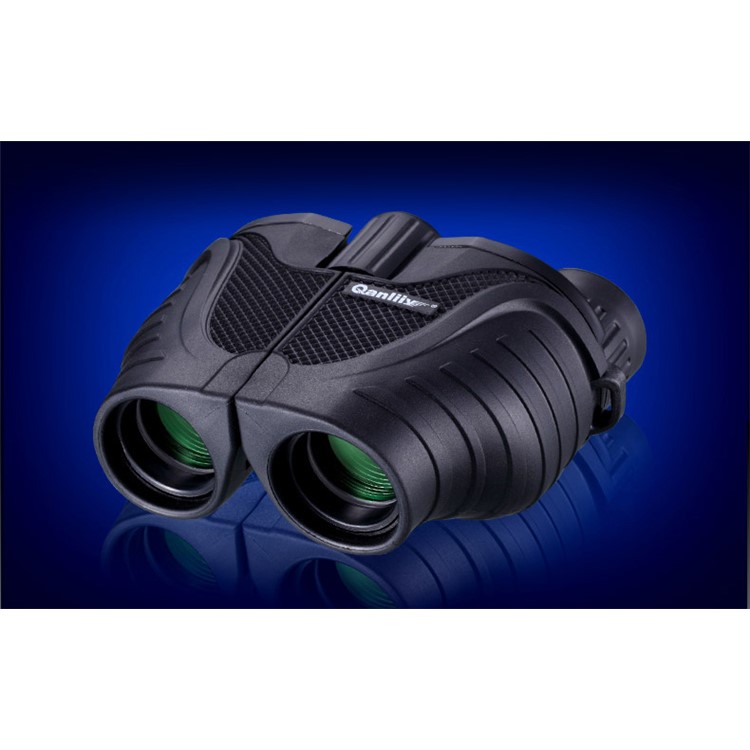 QANLIIY 10X25 Mini HD Binoculars Portable BAK-4 Prism Telescope Spotting Scope-11