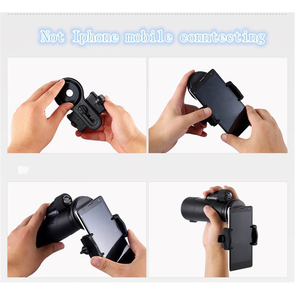 Telescopio Monocular Impermeable De La Cámara Del Teléfono EK8510 8X Con La Visión Nocturna De Bajo Nivel De Luz