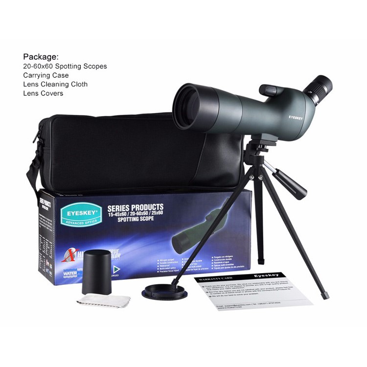 EYESKEY EK2060 20-60X Telescópio Monocular para Observação de Pássaros ao Ar Livre com BAK7 Prisma / Tripé-3