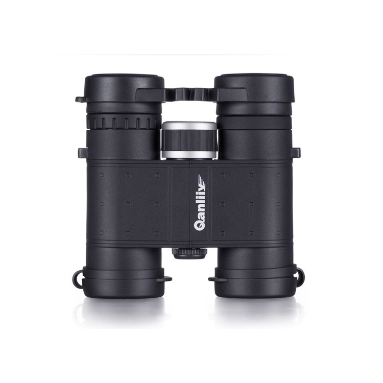 QANLIIY C1-8X32 HD Binoculars Pocket Wide-angle Binocular Telescope Spotting Scope with BAK-4 Prism - Black-1