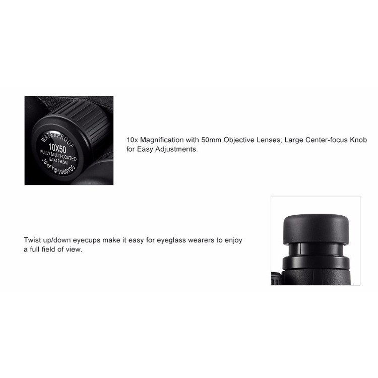 EYESKEY 10x50 Professional High Definition Waterproof Binoculars-8