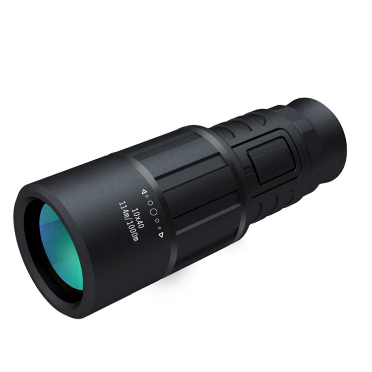 SUNCORE Traveler 10x40 High Definition Monocular with BAK7 Prisms Telescope for Outdoor Birding Travelling Sightseeing Hunting - Black-5
