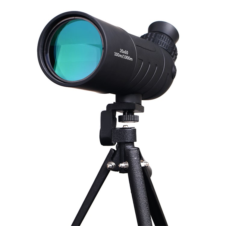 SUNCORE Traveler 20x60 High Magnification BK7 Prisms Waterproof Monocular Telescope - Black-2