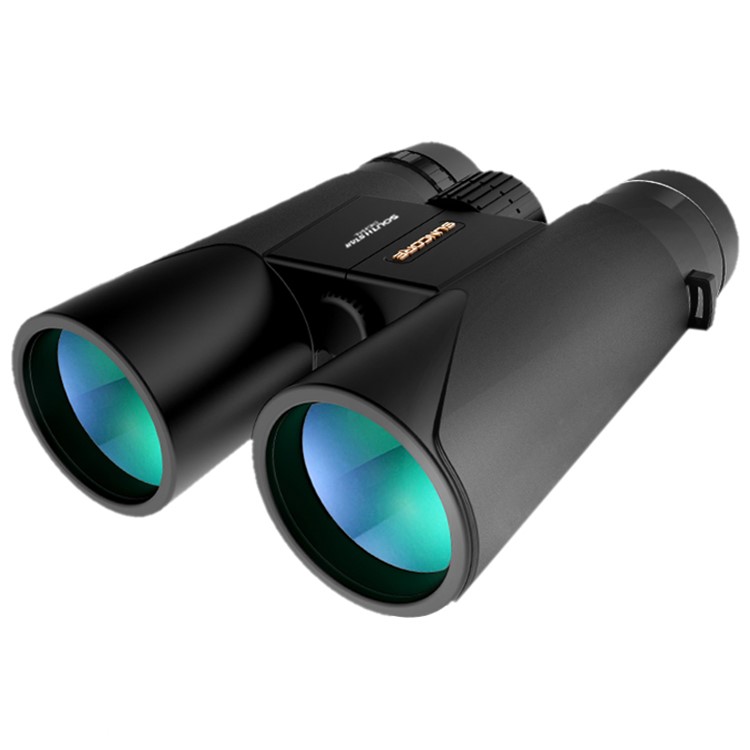 SUNCORE Teloon 12x42 High HD Binoculars BK4 Prisms 21mm Diameter Telescope for Outdoor Hiking Photography and Sightseeing - Black-1