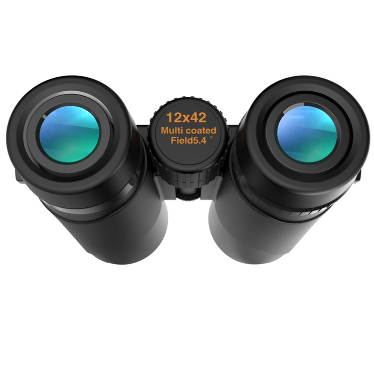 SUNCORE Teloon 12x42 High HD Binoculars BK4 Prisms 21mm Diameter Telescope for Outdoor Hiking Photography and Sightseeing - Black-4