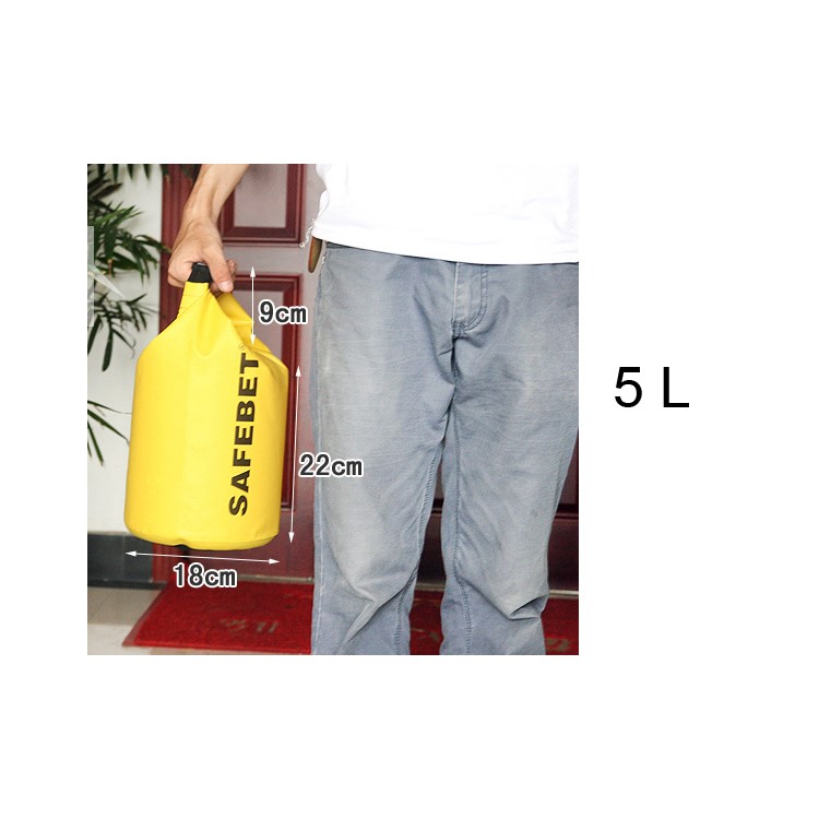 20L Waterproof Dry Pouch Bag for Outdoor Rafting Swimming Floating - Red-11