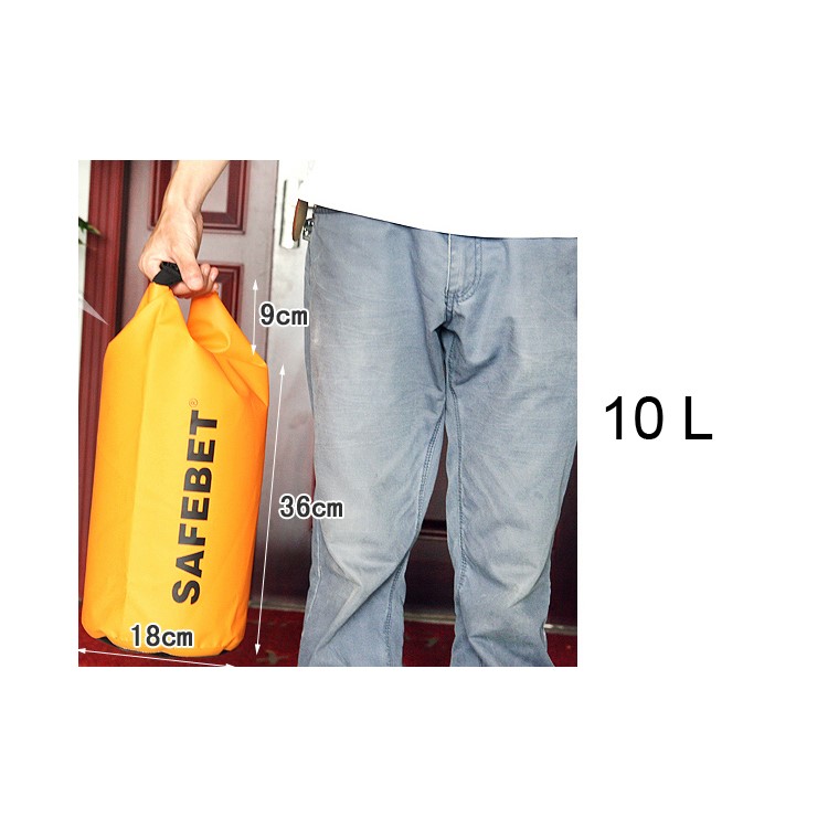 20L Waterproof Dry Pouch Bag for Outdoor Rafting Swimming Floating - Red-12