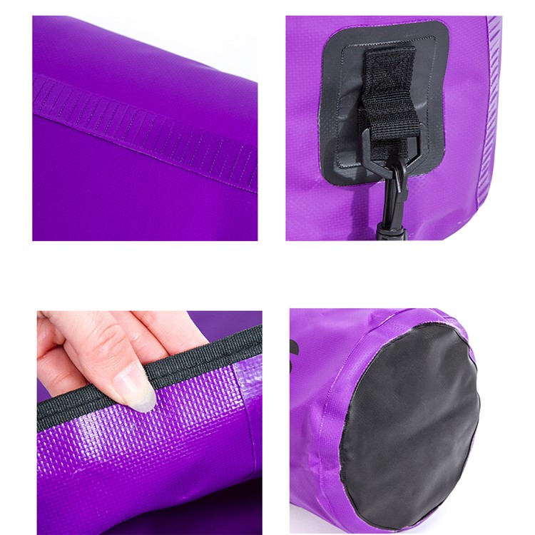 20L Waterproof Dry Pouch Bag for Outdoor Rafting Swimming Floating - Red-14