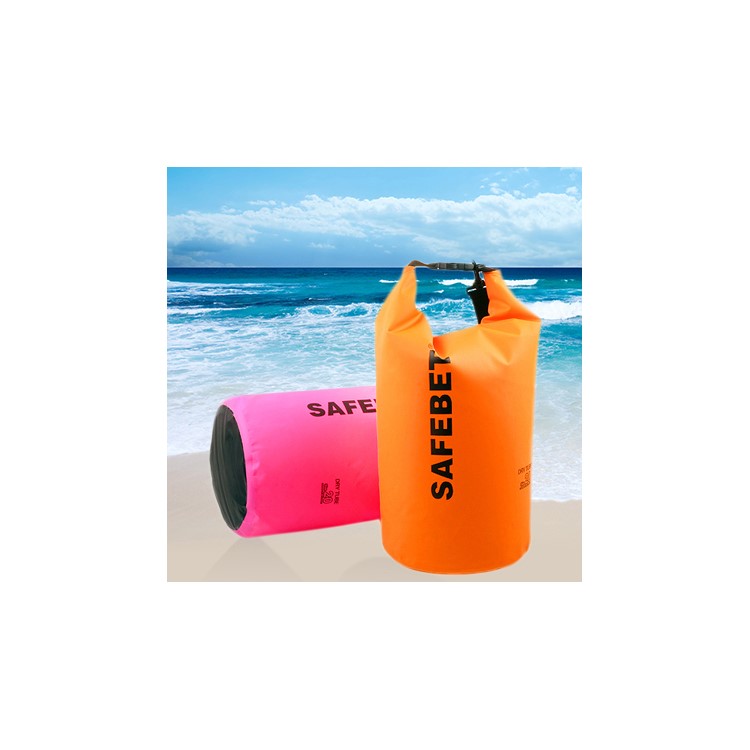 20L Waterproof Dry Pouch Bag for Outdoor Rafting Swimming Floating - Red-2